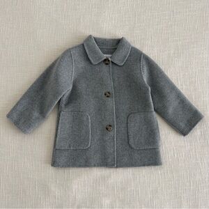 Zara Kids Gray Pea Coat